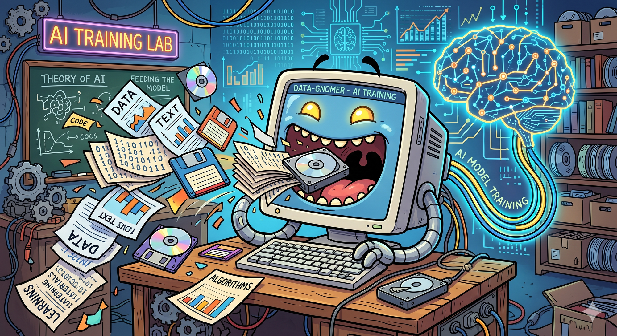 Minh họa dữ liệu huấn luyện AI