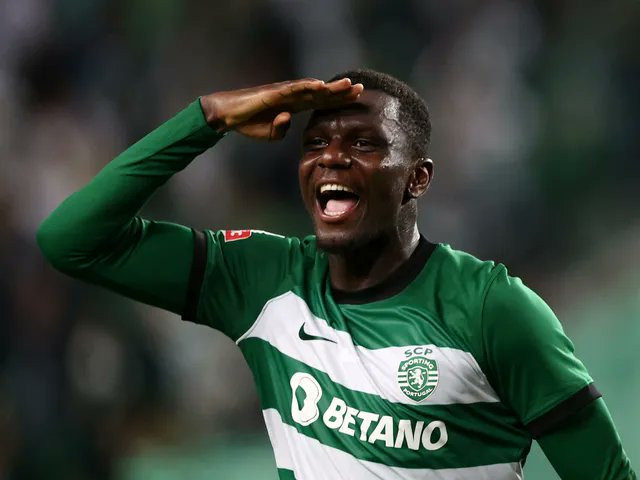 Trung vệ Ousmane Diomande thi đấu cho Sporting