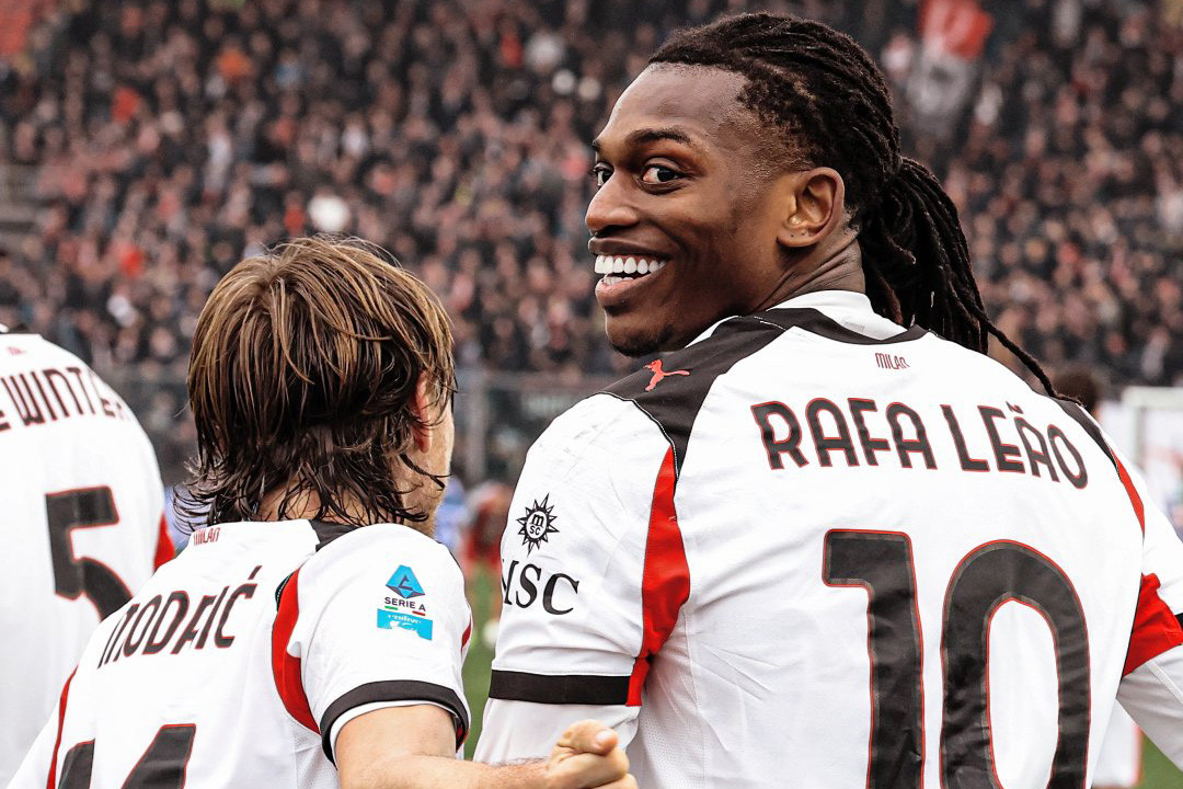 Rafael Leao trong màu áo AC Milan