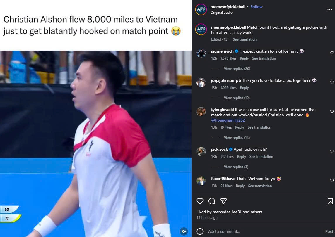 Pha tranh chấp gay cấn giữa Lý Hoàng Nam và Christian Alsho