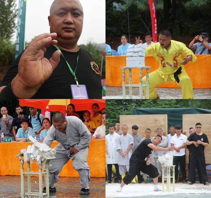 Thí sinh thi đấu Thiết Sa Chưởng