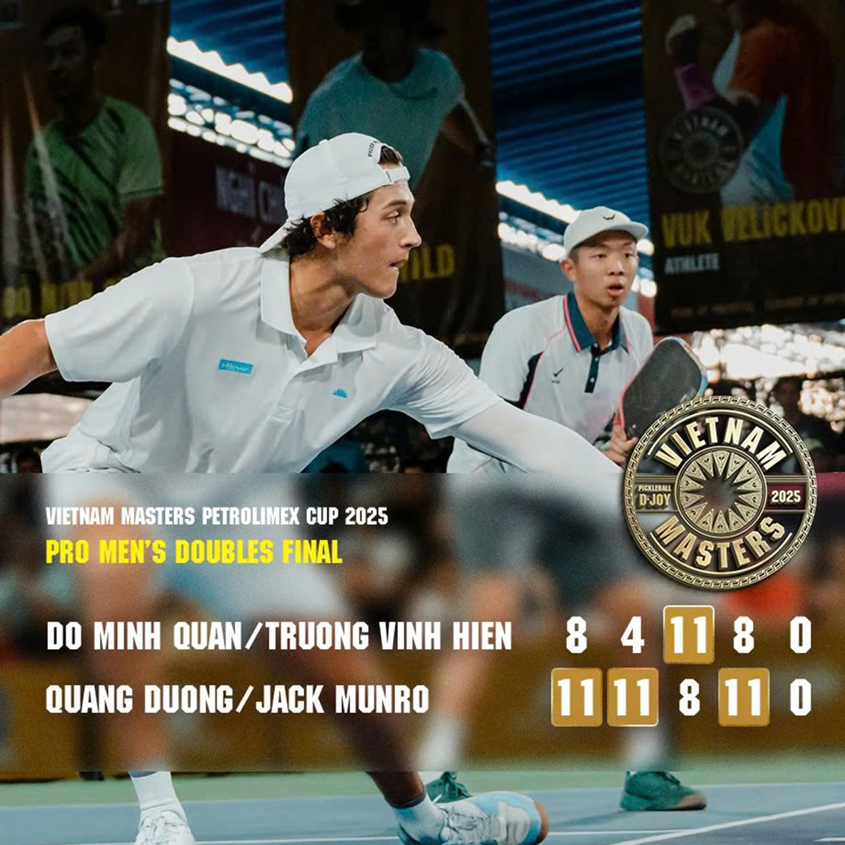 Quang Dương giành cú đúp vô địch ở giải đấu được ví như 'Grand Slam của pickleball Việt Nam' - Ảnh 2.