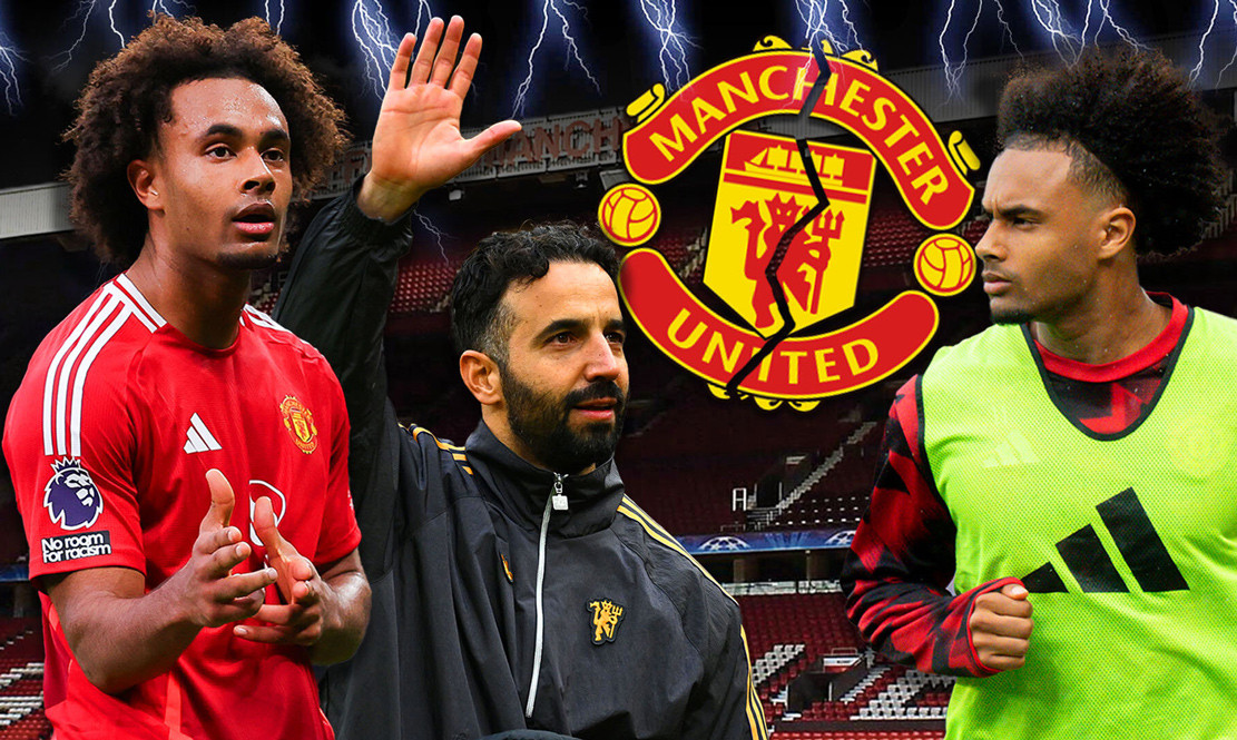 Tiền đạo Zirkzee trên sân tập