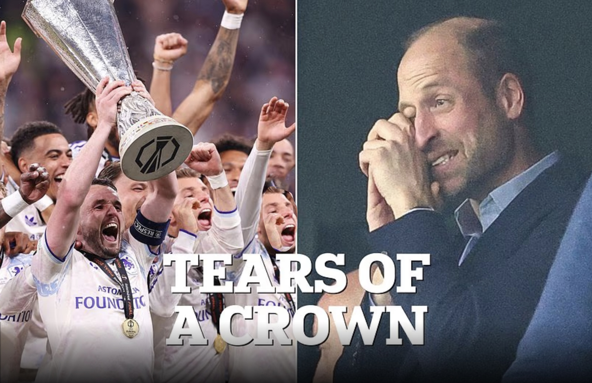 Lý do khiến Thái tử nước Anh bật khóc sau trận chung kết Europa League - Ảnh 1. Lý do khiến Thái tử nước Anh bật khóc sau trận chung kết Europa League - Ảnh 1.