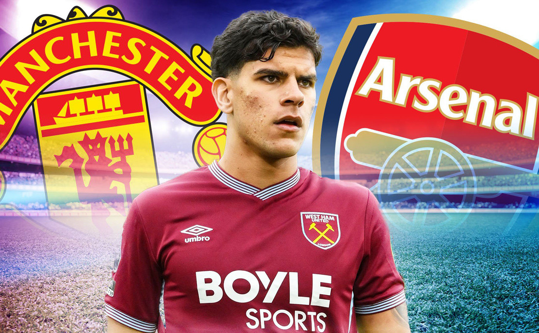 Mateus Fernandes thi đấu cho West Ham