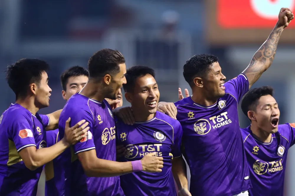 Hà Nội FC thể hiện phong độ tốt trong thời gian qua Phong độ tốt của Hà Nội FC