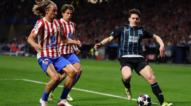 Christos Tzolis chơi xuất sắc trước Atletico