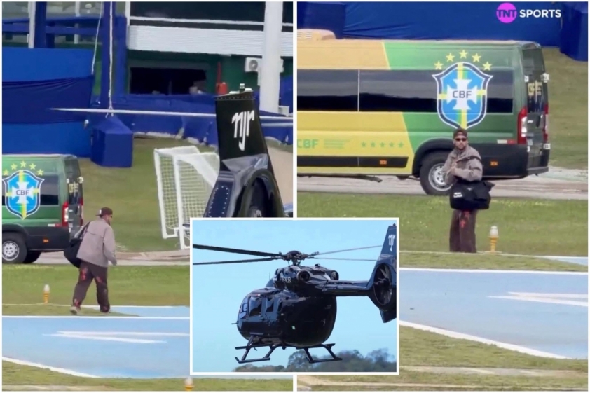 Neymar di chuyển bằng trực thăng cá nhân trị giá gần 400 tỷ VNĐ