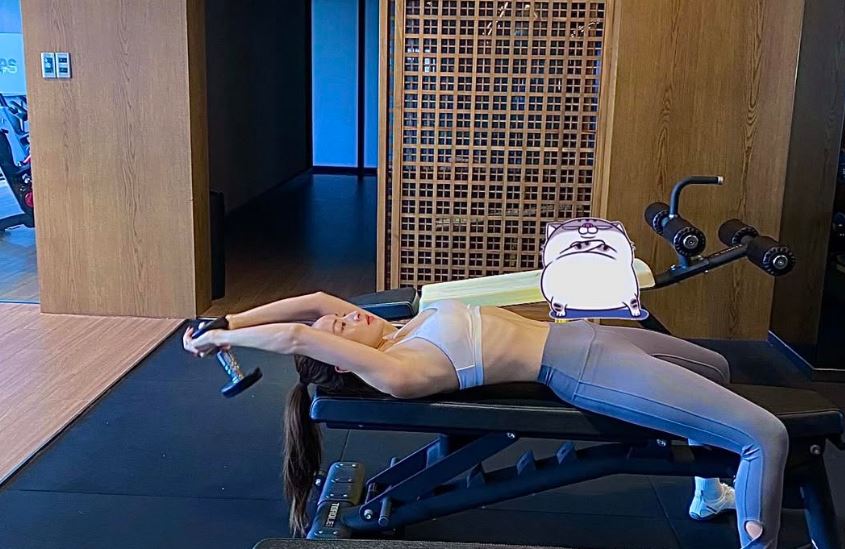 Chi Pu chú trọng nhiều nhóm cơ khi luyện tập