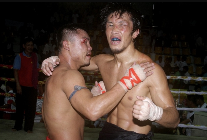 Võ sĩ Lethwei quấn tay