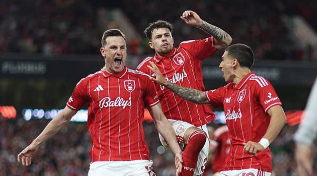 Chris Wood ghi bàn giúp Nottingham Forest trước Aston Villa