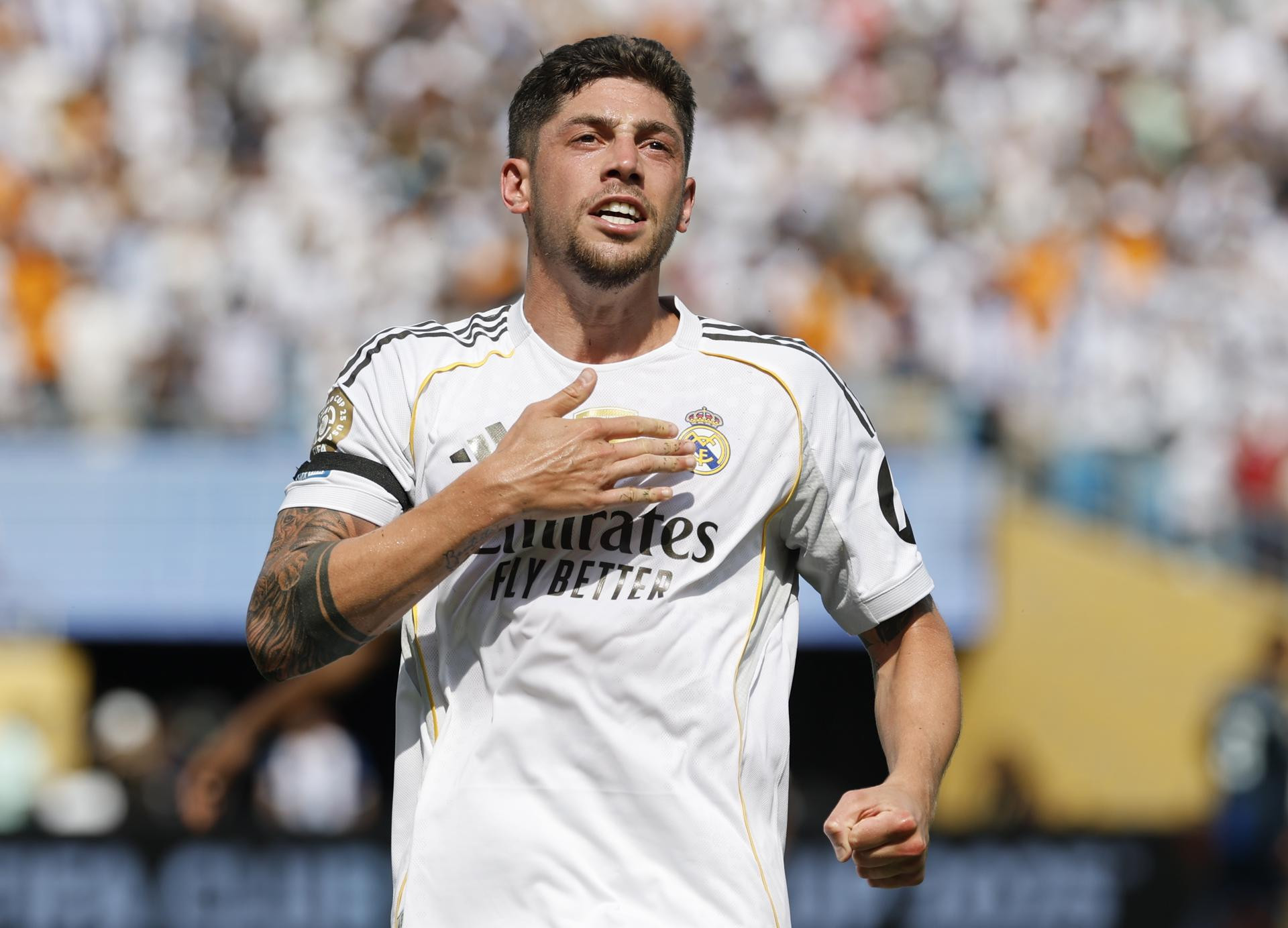 Federico Valverde trong màu áo Real Madrid