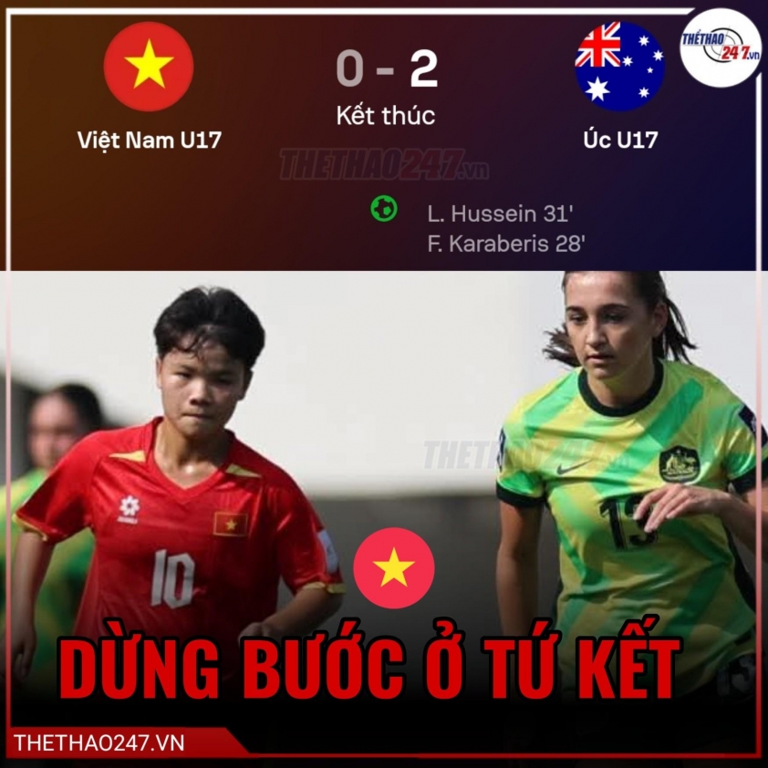 CĐV Úc chia sẻ sau trận U17 nữ Việt Nam thua U17 nữ Australia