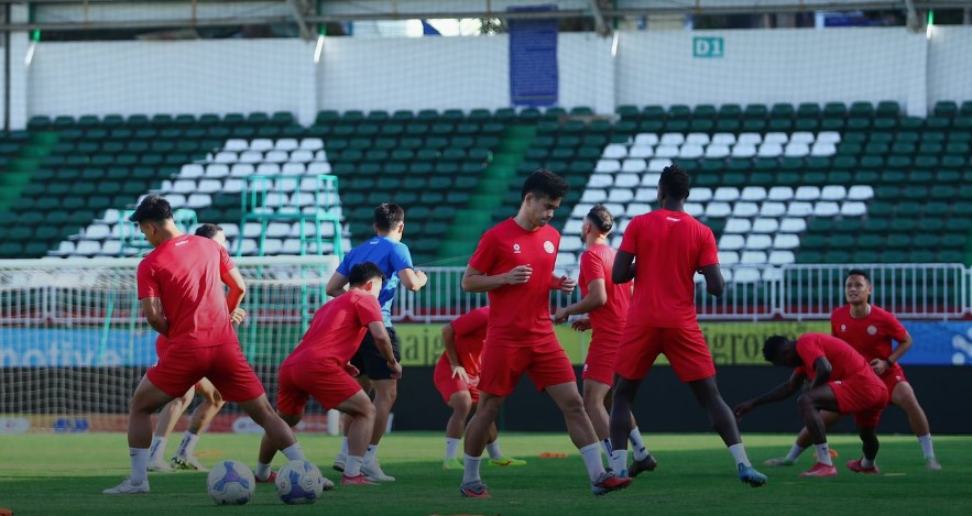 PVF-CAND tập luyện quyết tâm