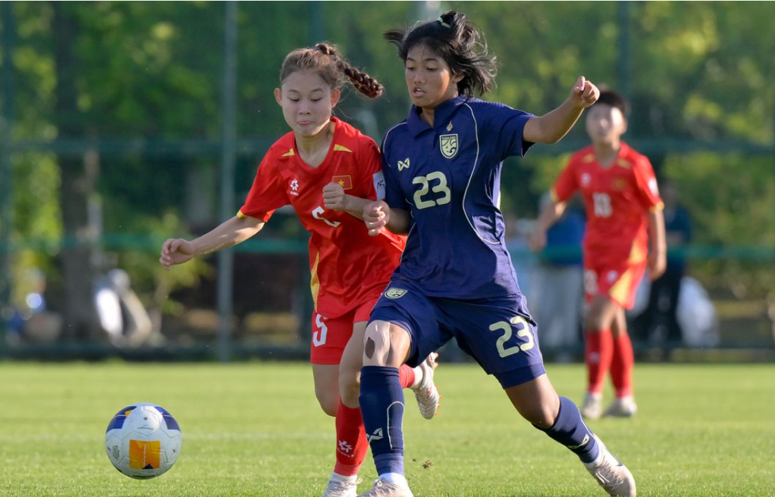 U17 nữ Việt Nam kiên cường cầm hòa Thái Lan tại giải U17 châu Á