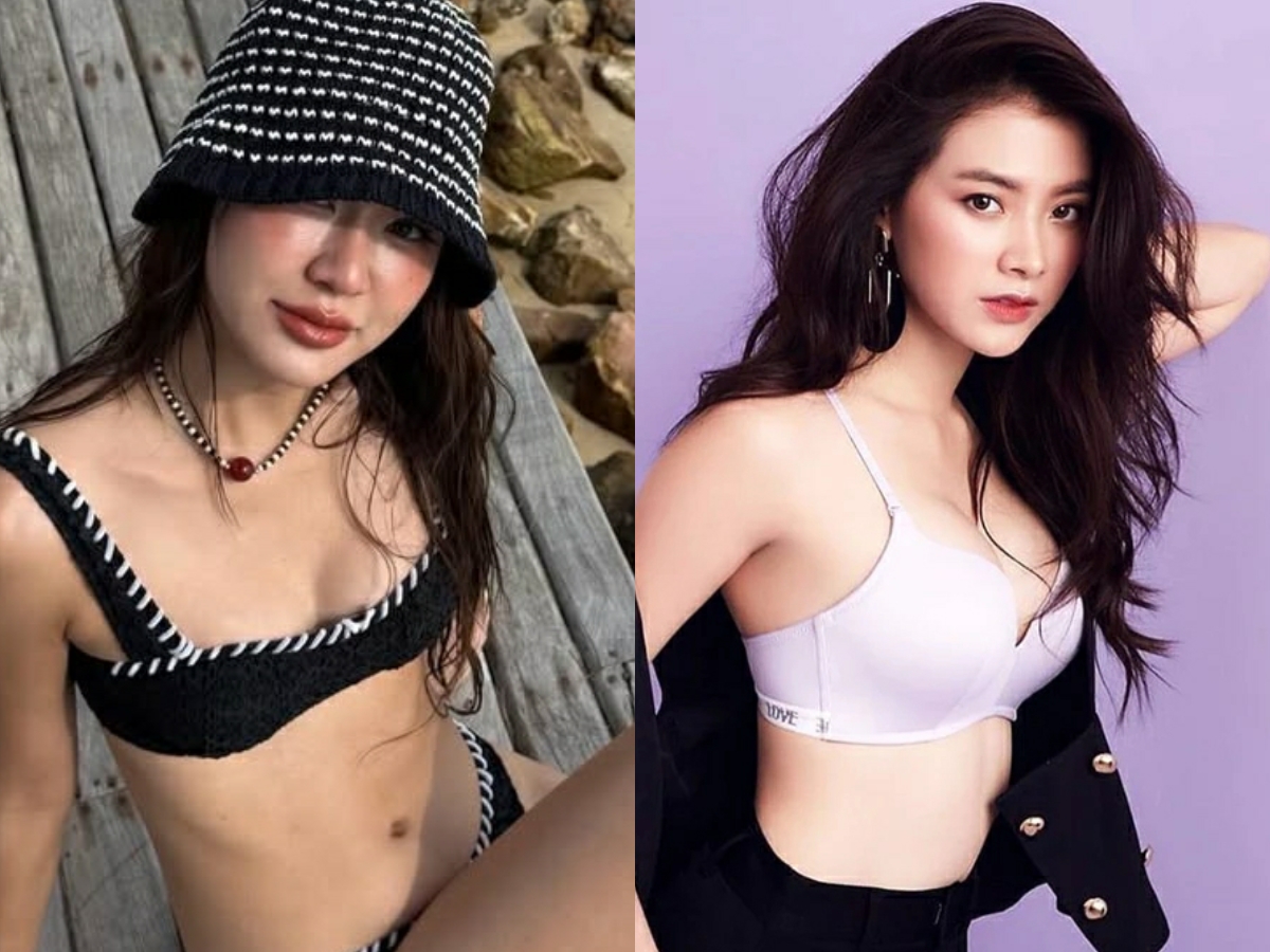 Rầm rộ loạt ảnh bạn gái mới của Nine Naphat, Baifern thua xa từ nhan sắc tới thân hình?- Ảnh 3. Vậy nhưng, vóc dáng của Malinee C lại chẳng hề kém cạnh so với Baifern. Cả 2 cùng sở hữu vòng eo thon gọn không chút mỡ thừa cùng vòng 1 gợi cảm.