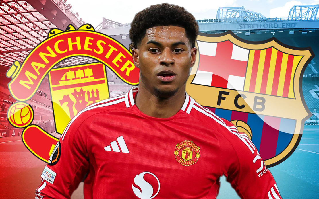 Marcus Rashford trong màu áo MU