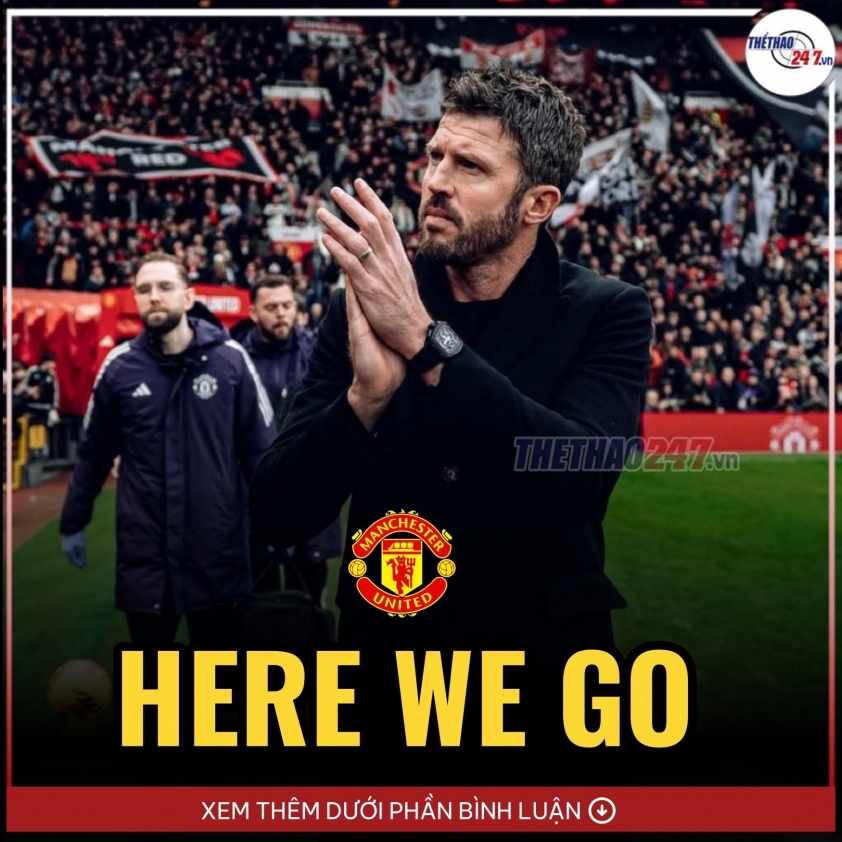 Michael Carrick huấn luyện Manchester United