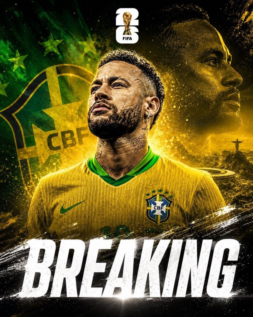 Neymar đã chính thức trở lại trong màu áo tuyển Brazil