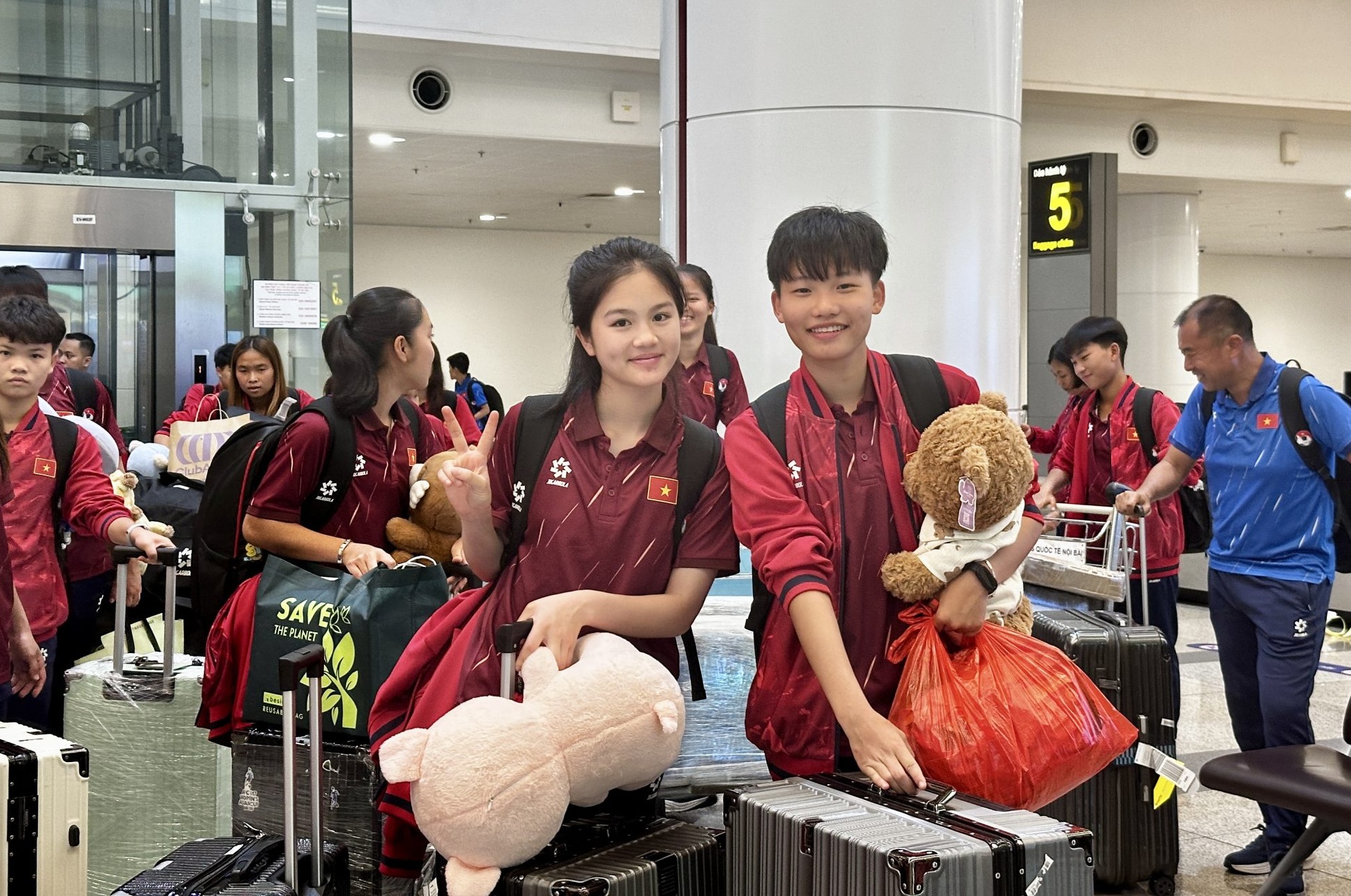 U17 nữ Việt Nam về nước khép lại hành trình tại VCK U17 nữ châu Á