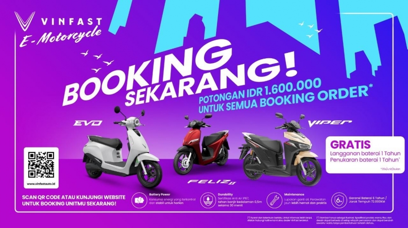 Các mẫu xe máy điện VinFast tại Indonesia Xe máy điện VinFast ở thị trường Indonesia