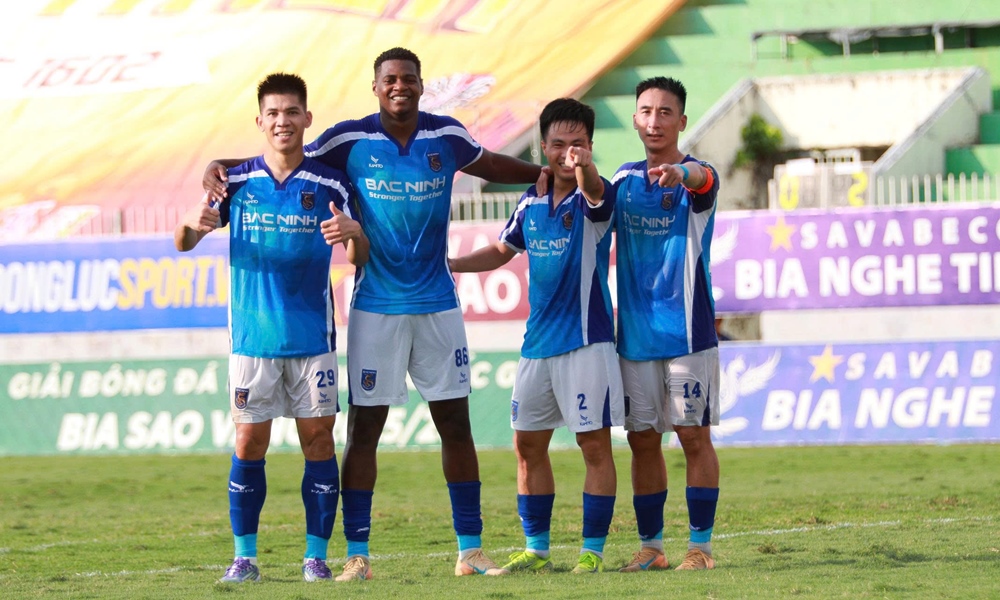Bắc Ninh thắng Quy Nhơn 4-2 Bắc Ninh hừng hực khí thế cho trận play-off