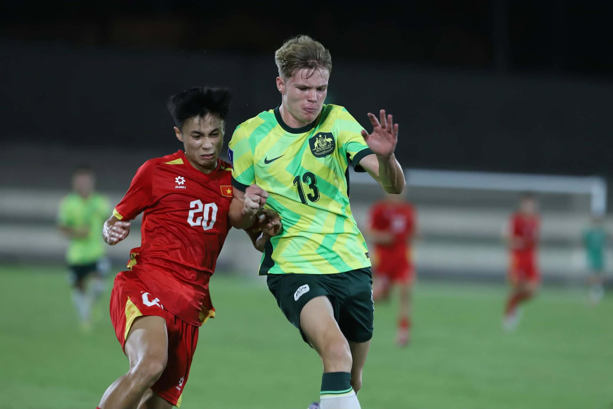 U17 Australia vượt trội về thể hình U17 Australia vượt trội về thể hình