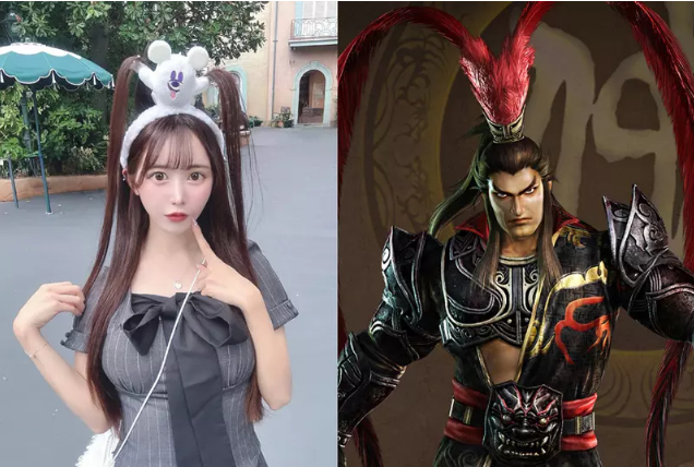 Kiểu tóc giống Lữ Bố của hot girl tại Disneyland