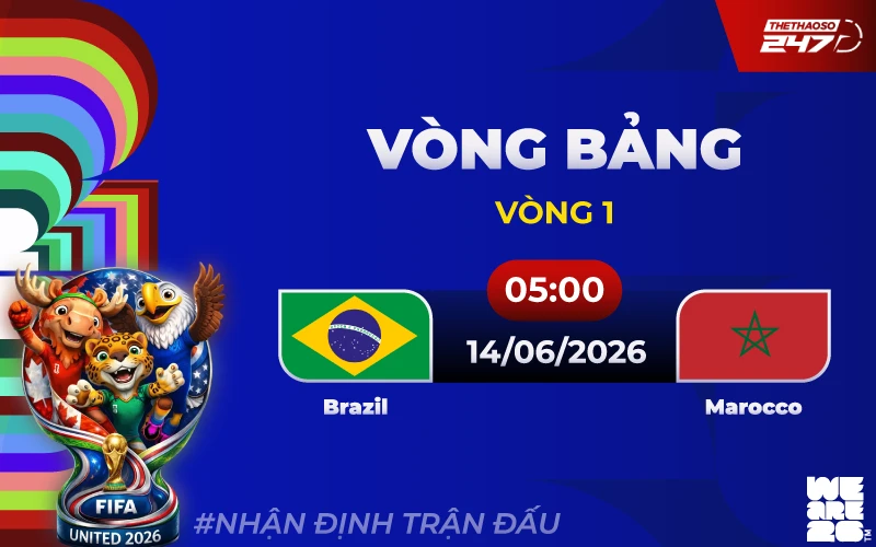 Nhận định Brazil vs Maroc