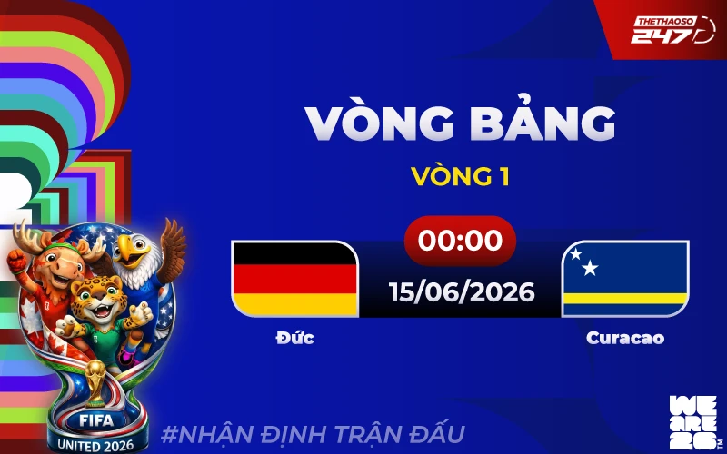 Nhận định Đức vs Curacao