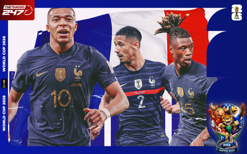 Lịch thi đấu đội tuyển Pháp tại World Cup 2026